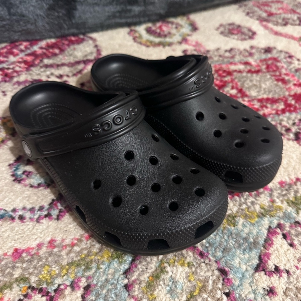 Classic Black Crocs